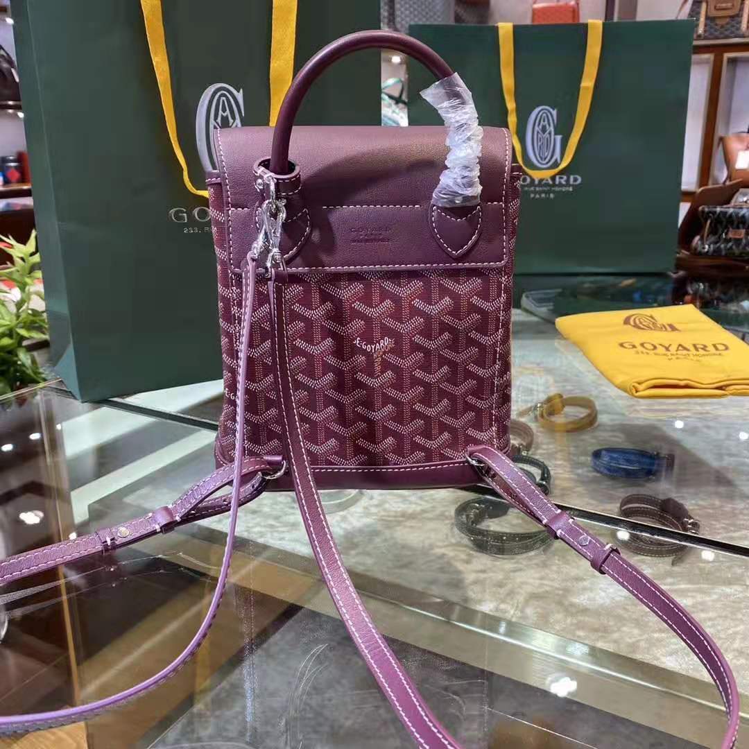 Goyard Alpin Mini Backpack Maroon Goyard Alpin Mini Backpack Maroon