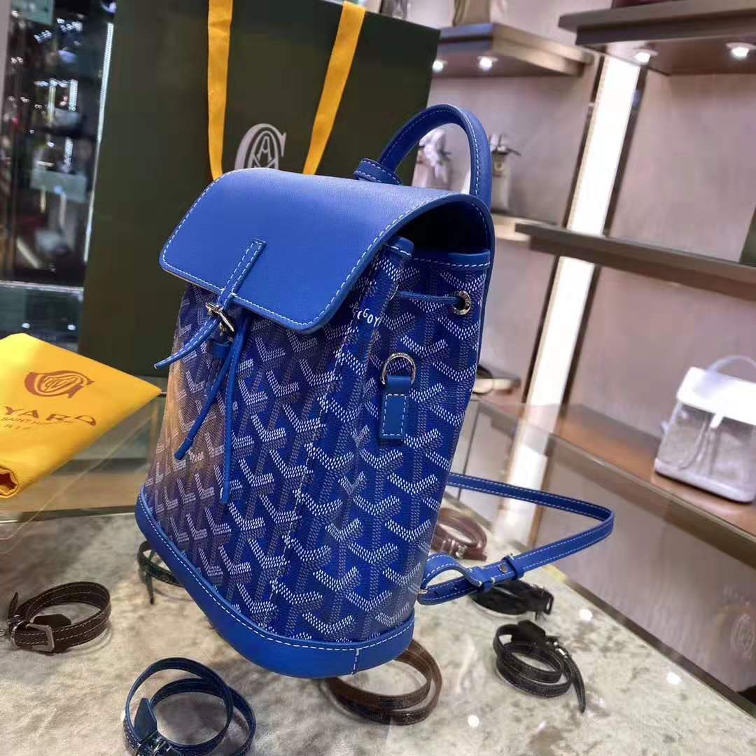Goyard Alpin Mini Backpack Blue Goyard Alpin Mini Backpack Blue