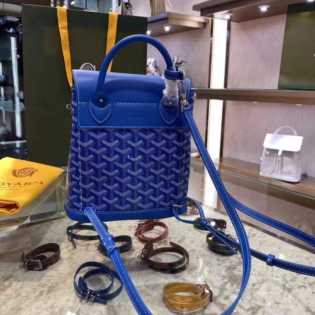 Goyard Alpin Mini Backpack Blue Goyard Alpin Mini Backpack Blue