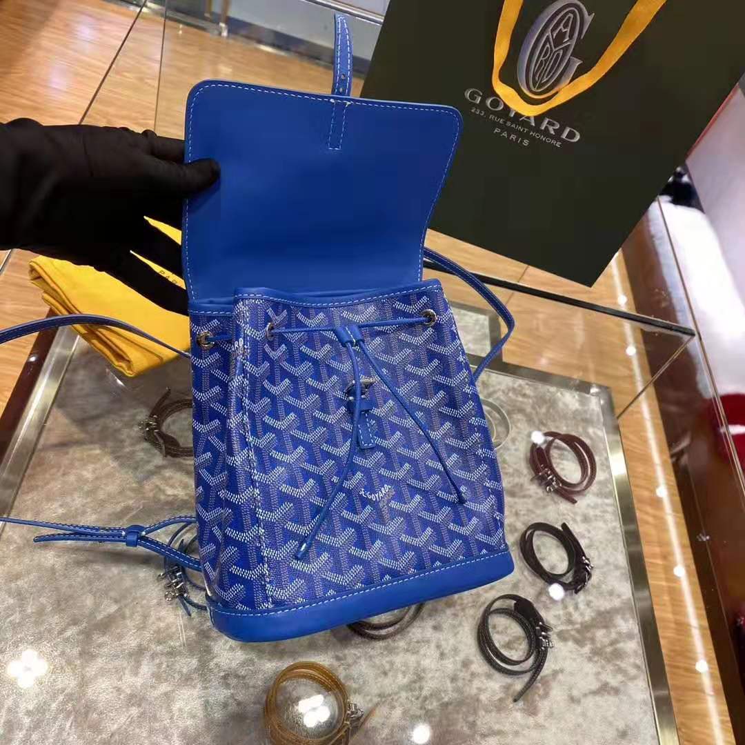 Goyard Alpin Mini Backpack Blue Goyard Alpin Mini Backpack Blue