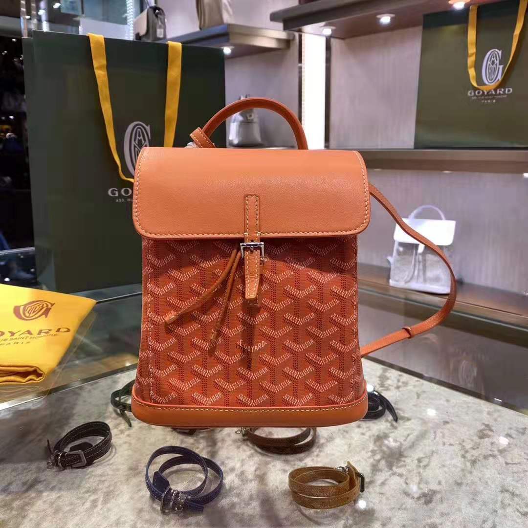Goyard Alpin Mini Backpack Orange