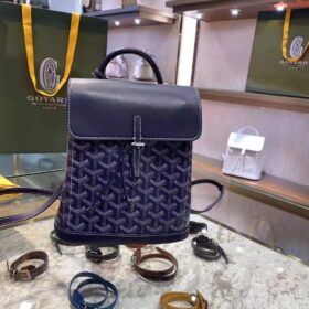 Goyard Alpin Mini Backpack Navy Blue