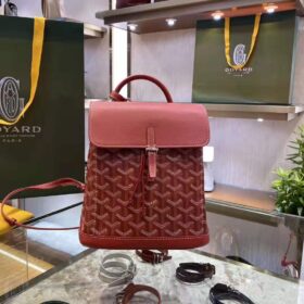 Goyard Alpin Mini Backpack Red