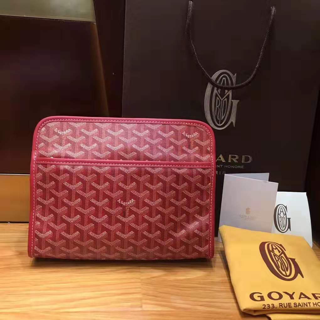 Goyard Toiletry Pouch Jouvence MM Red
