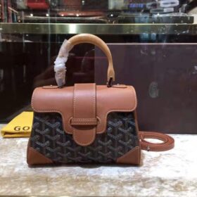 Goyard Saigon Mini Soft Black Tan