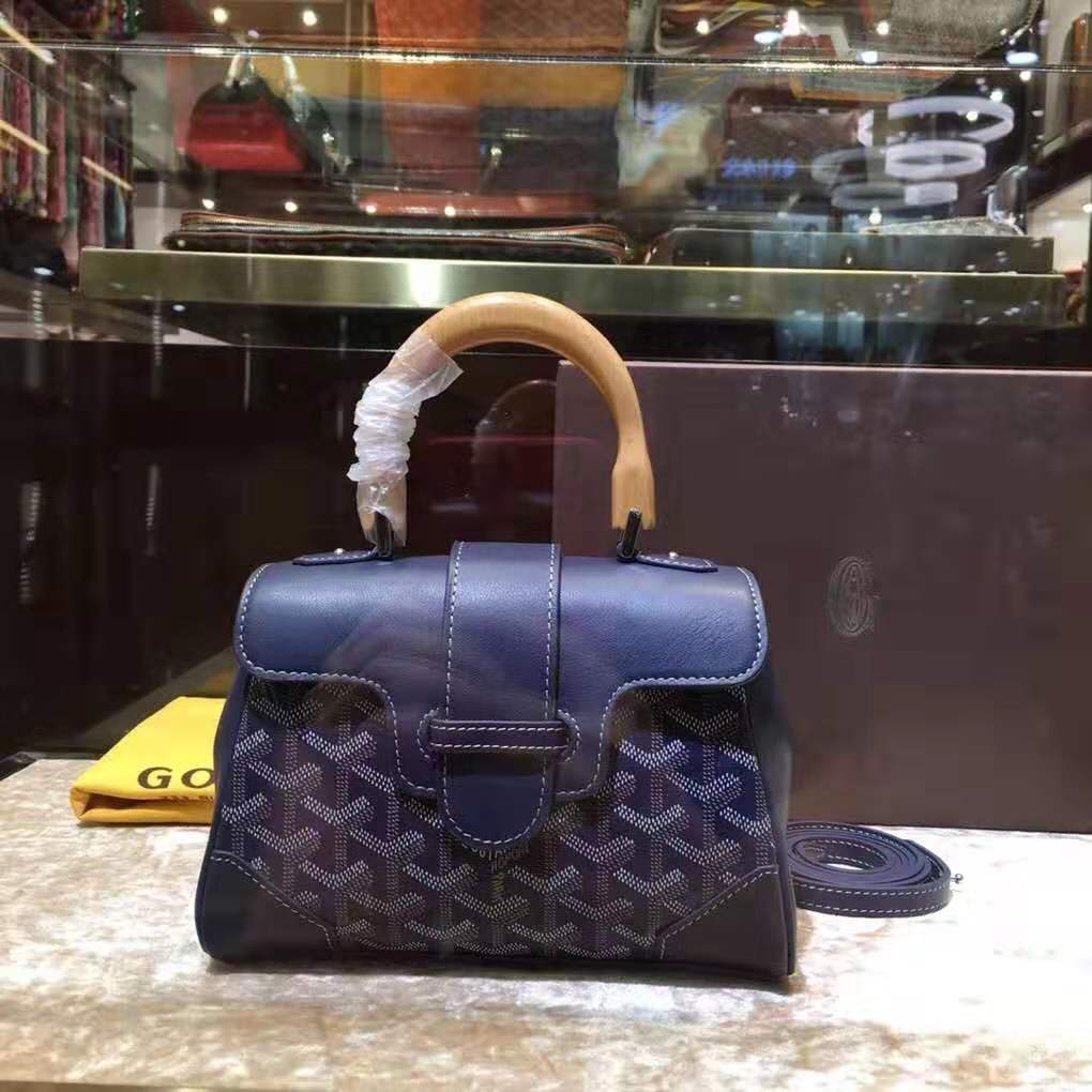 Goyard Saigon Mini Soft Navy Blue