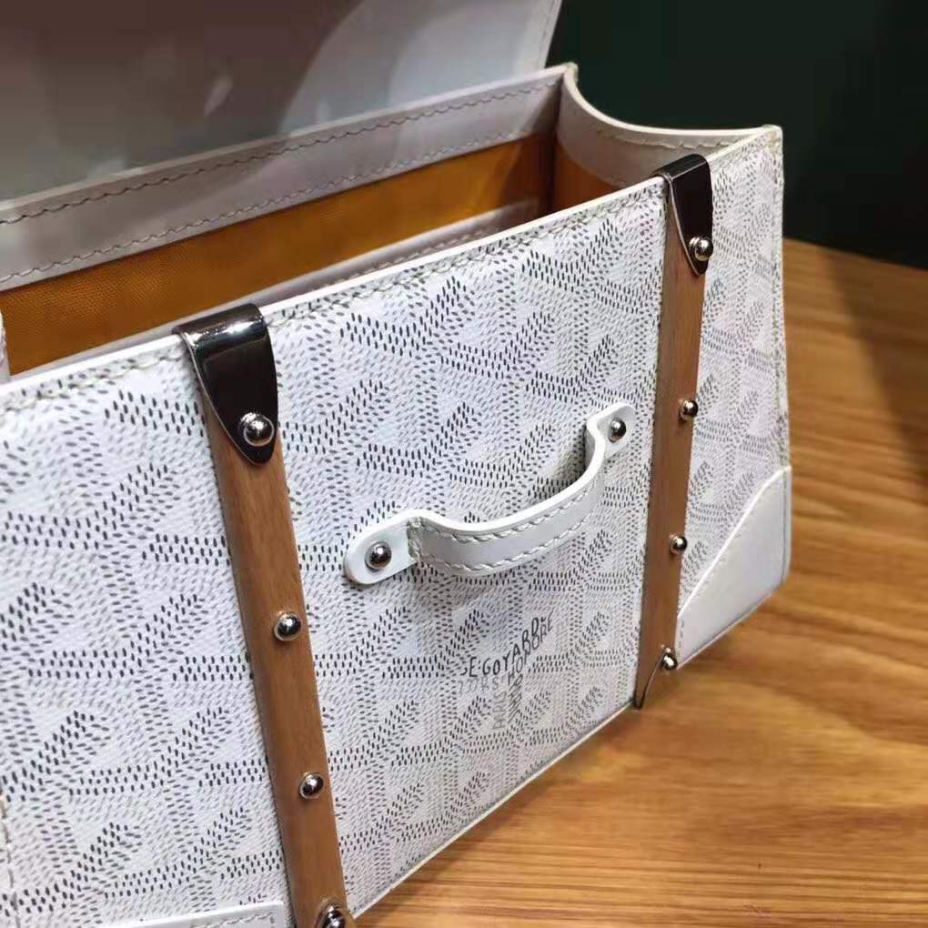 Goyard Saigon Mini White Goyard Saigon Mini White