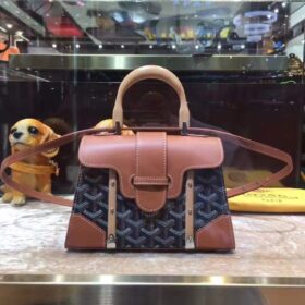 Goyard Saigon Mini Black Tan