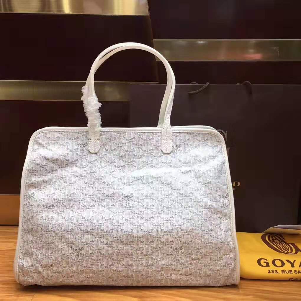 Goyard Sac Hardy PM White