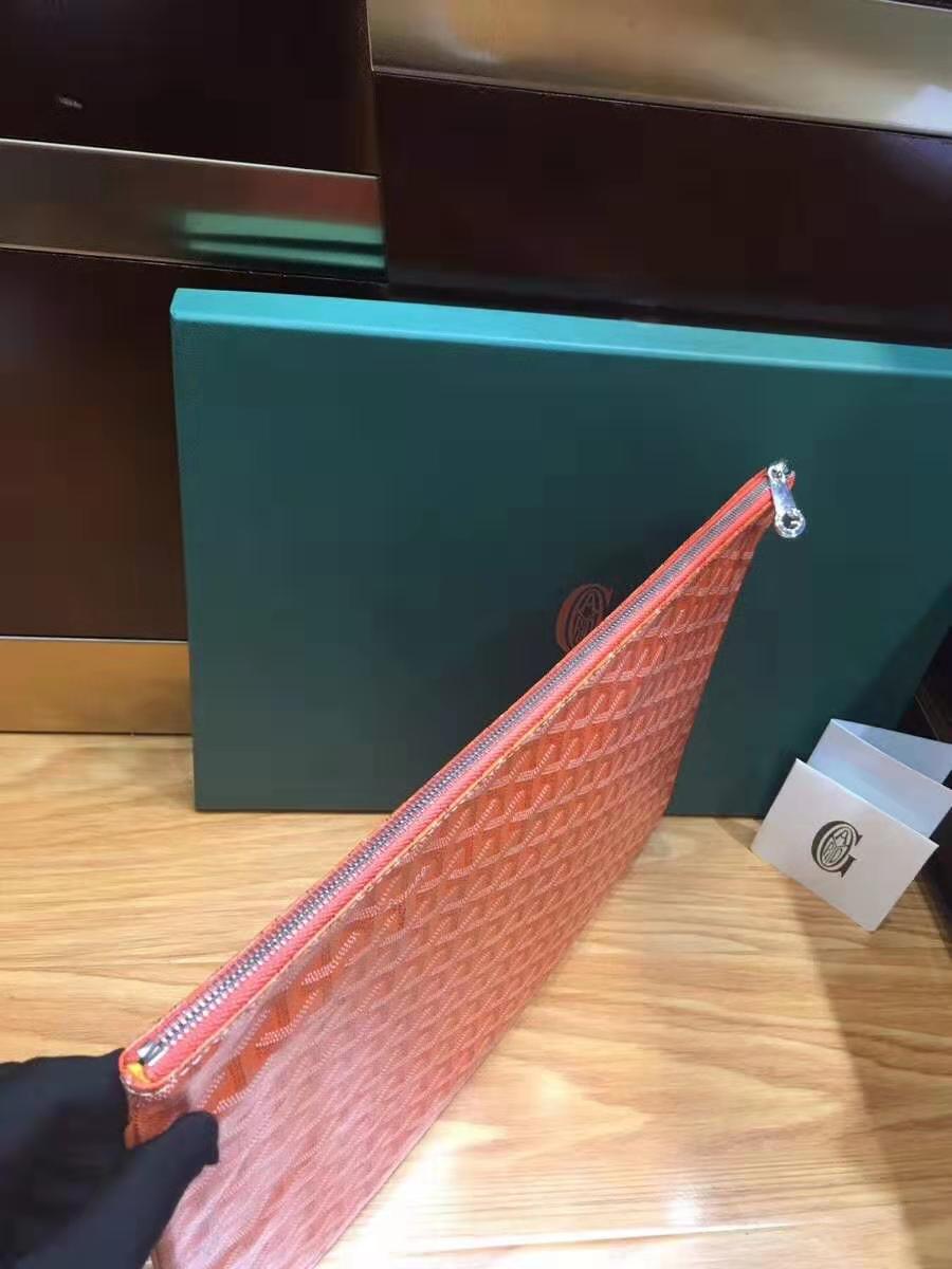 Goyard Senat Pouch GM Orange Goyard Senat Pouch GM Orange