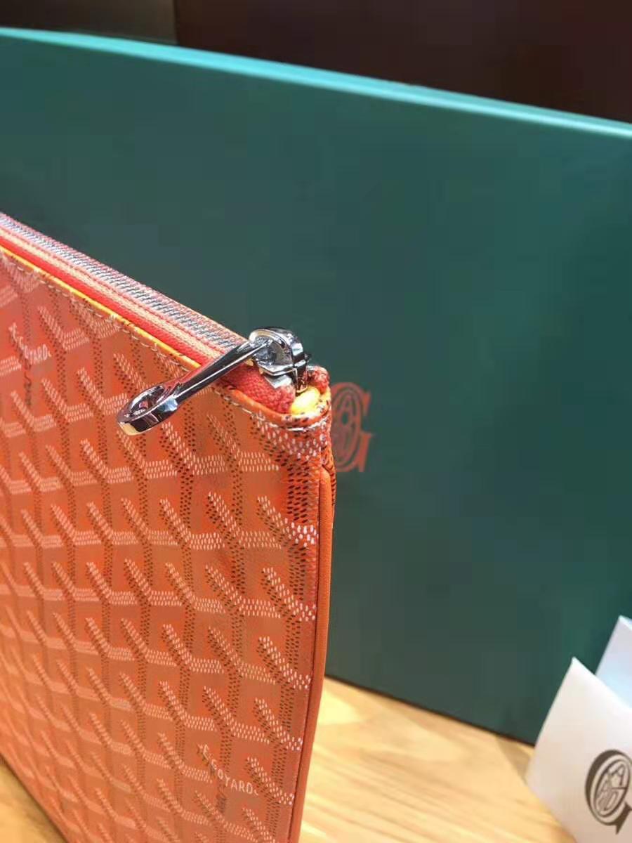 Goyard Senat Pouch GM Orange Goyard Senat Pouch GM Orange