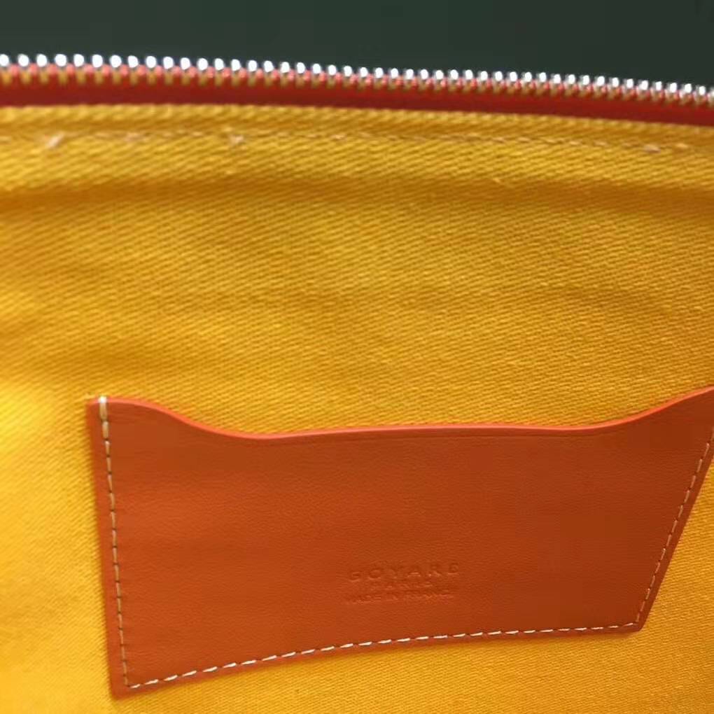 Goyard Senat Pouch GM Orange Goyard Senat Pouch GM Orange