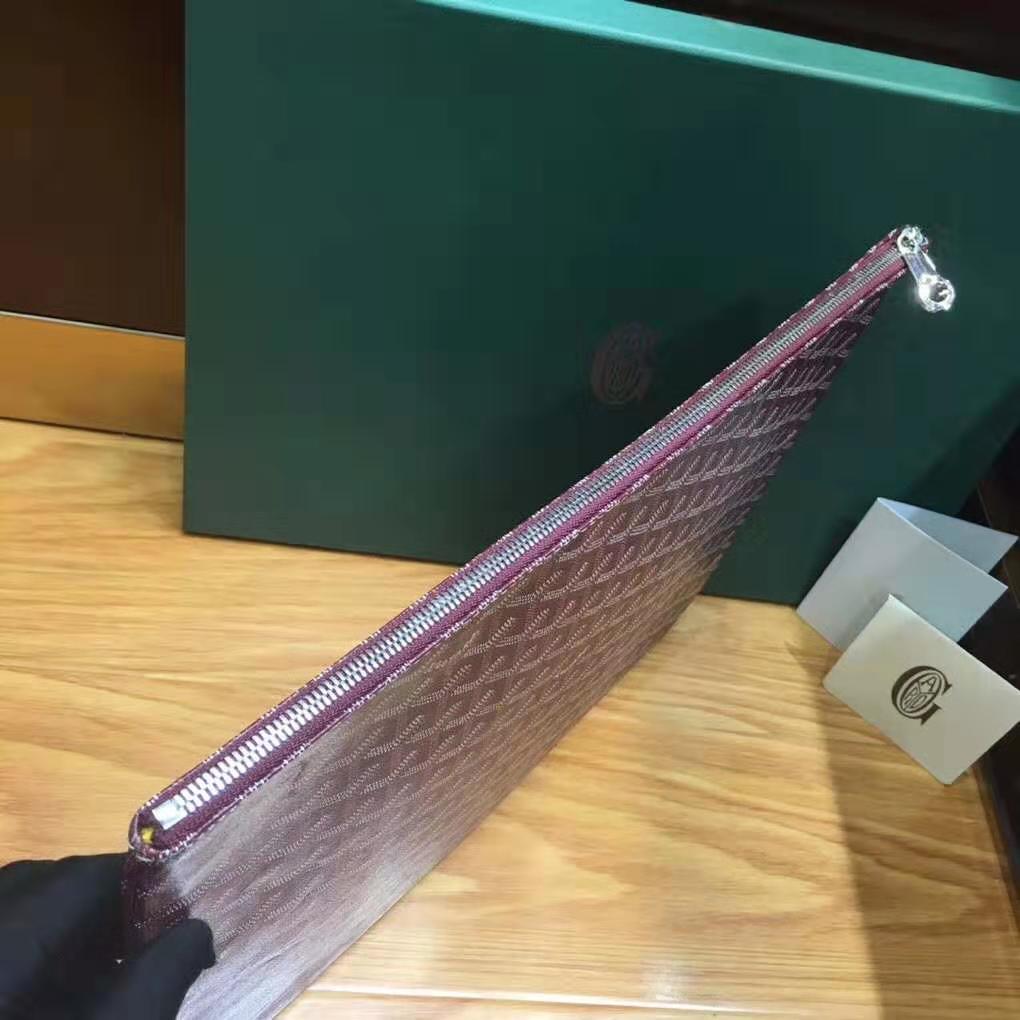 Goyard Senat Pouch GM Maroon Goyard Senat Pouch GM Maroon