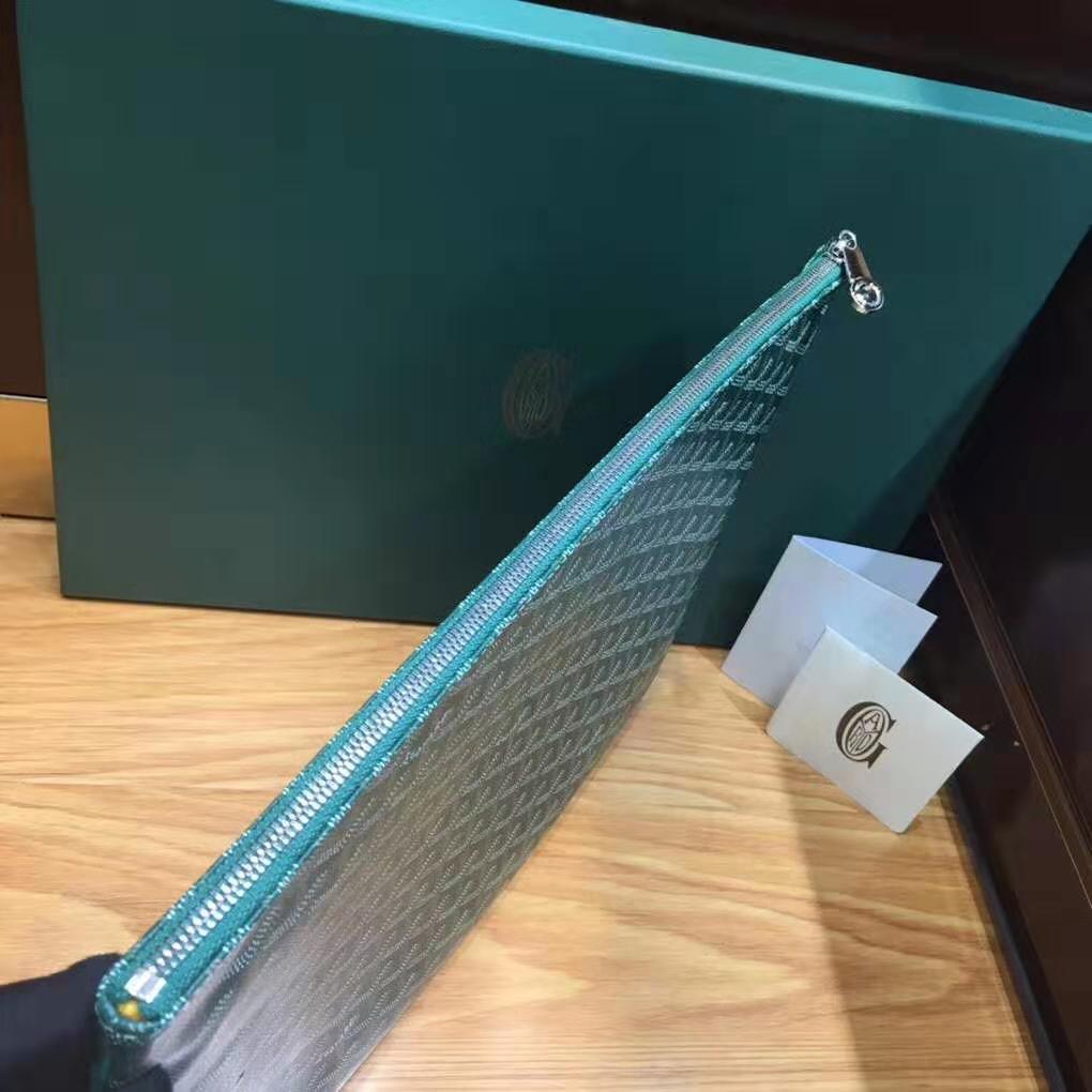 Goyard Senat Pouch GM Green Goyard Senat Pouch GM Green