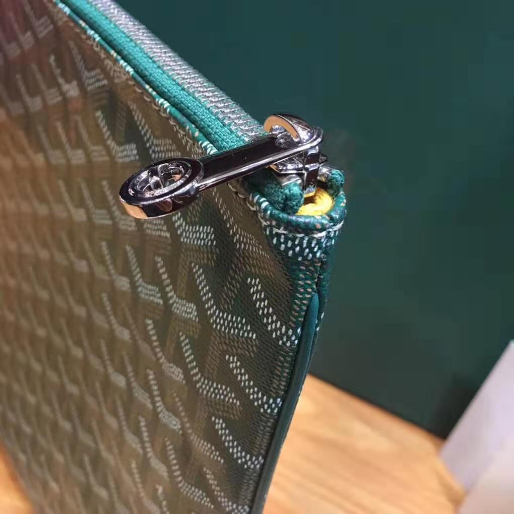 Goyard Senat Pouch GM Green Goyard Senat Pouch GM Green