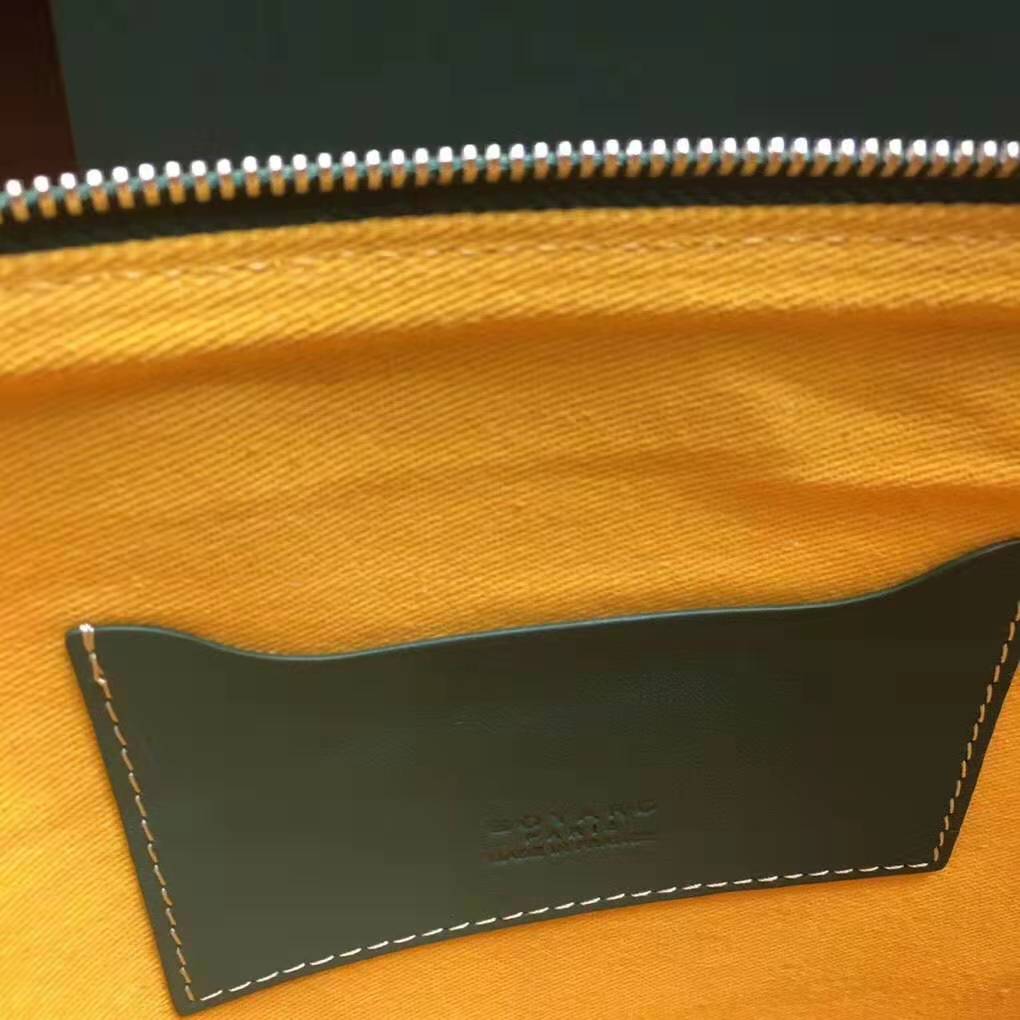 Goyard Senat Pouch GM Green Goyard Senat Pouch GM Green