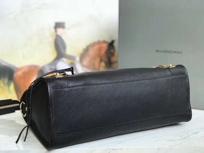 Balenciaga Classic City Lambskin Metallic Egde Black Balenciaga Classic City Lambskin Metallic Egde Black