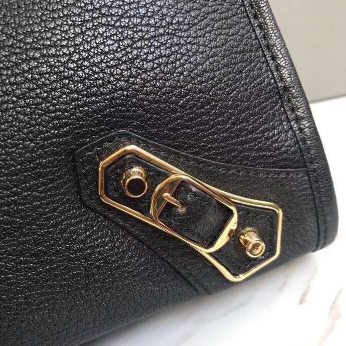 Balenciaga Classic City Lambskin Metallic Egde Black Balenciaga Classic City Lambskin Metallic Egde Black