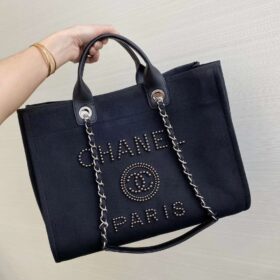 Chanel Large Shopping Bag Black