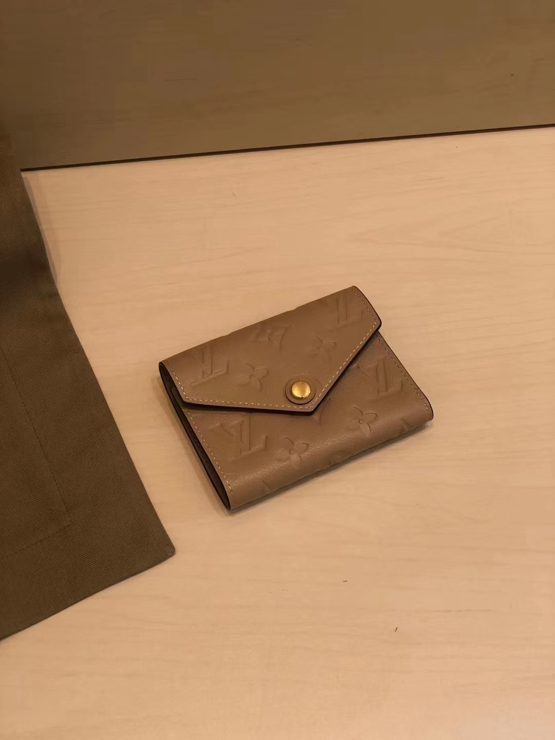 Louis Vuitton Victorine Wallet Empreinte Leather
