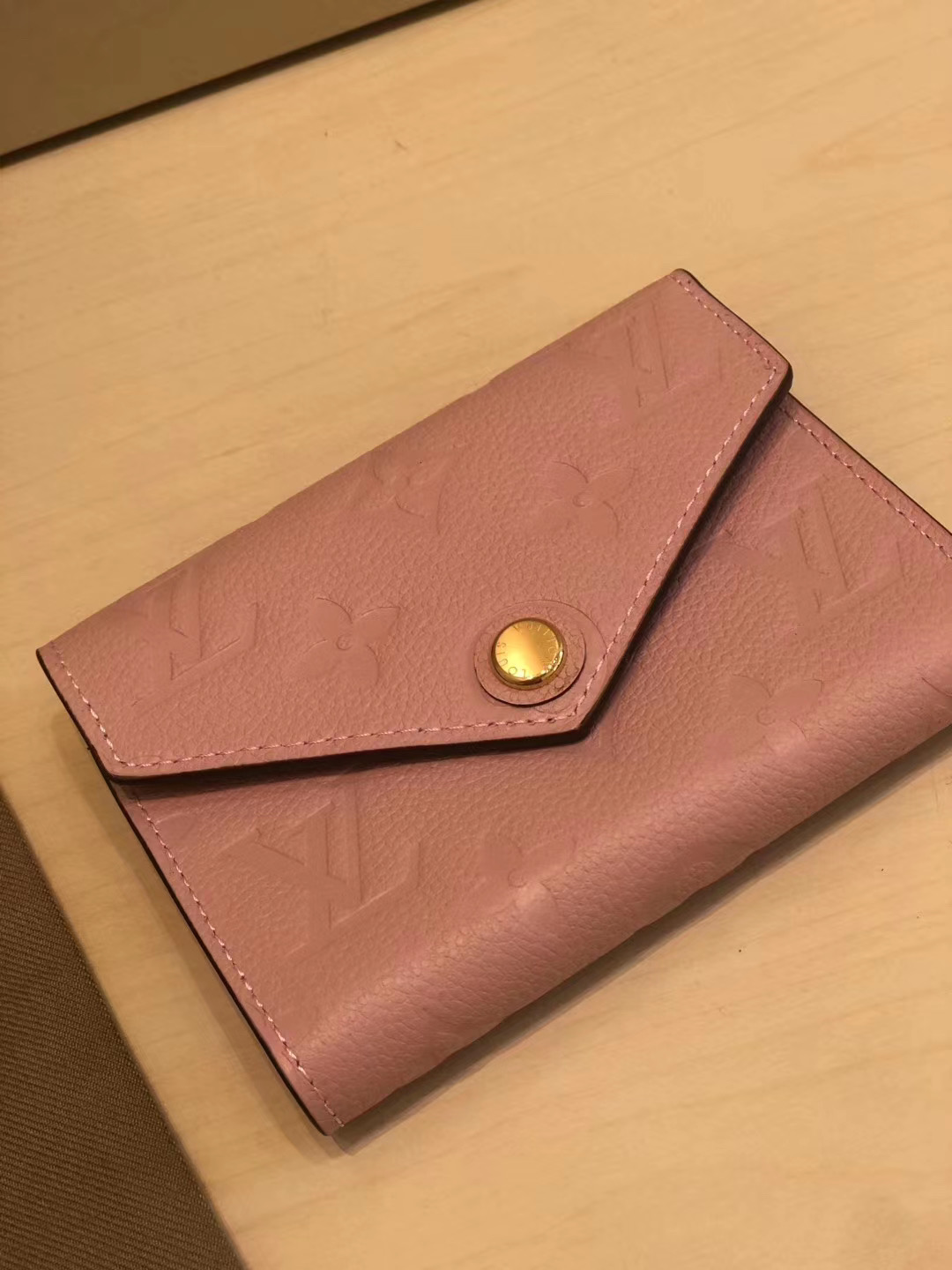 Louis Vuitton Victorine Wallet Empreinte Leather Louis Vuitton Victorine Wallet Empreinte Leather