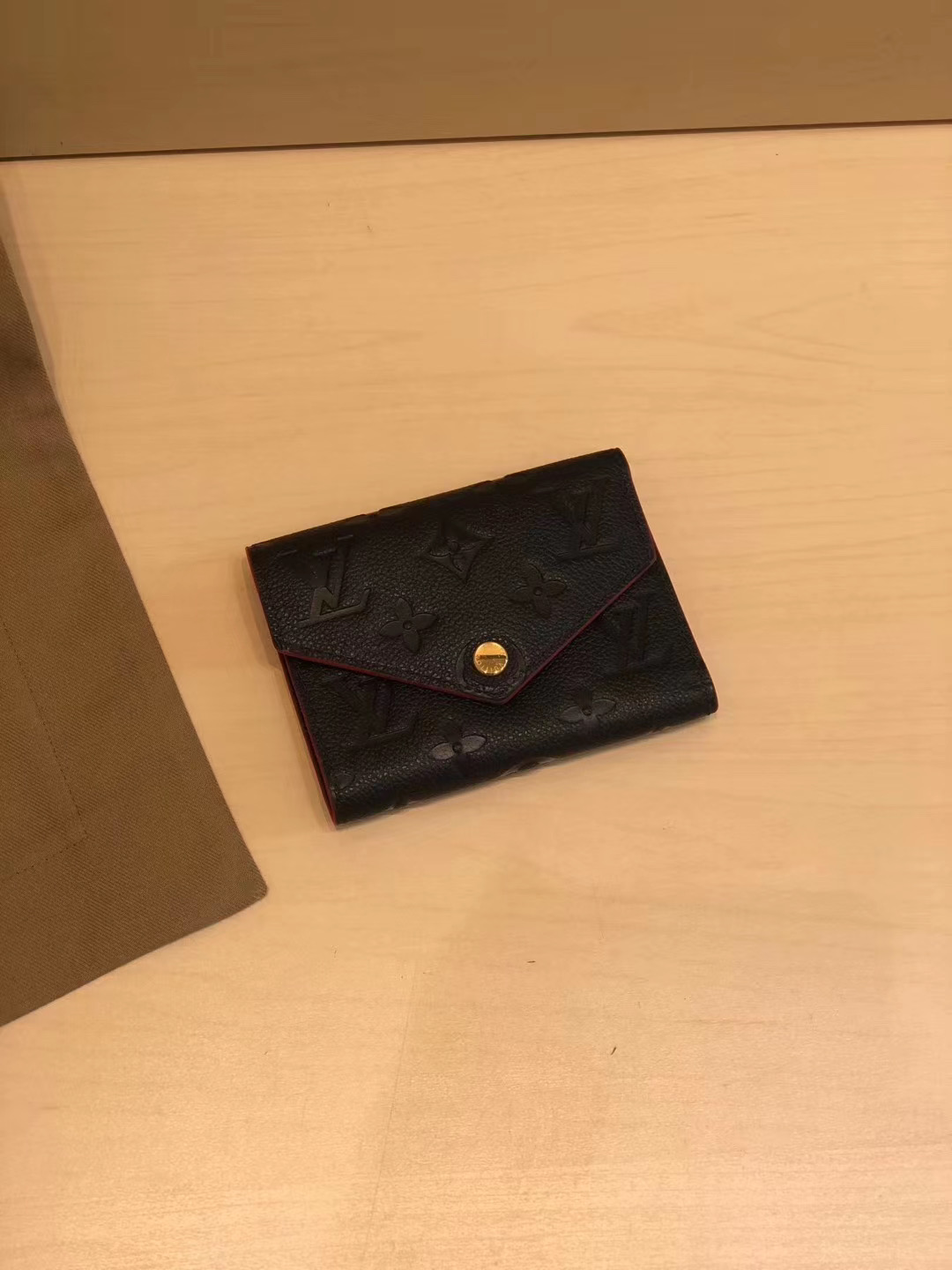Louis Vuitton Victorine Wallet Empreinte Leather
