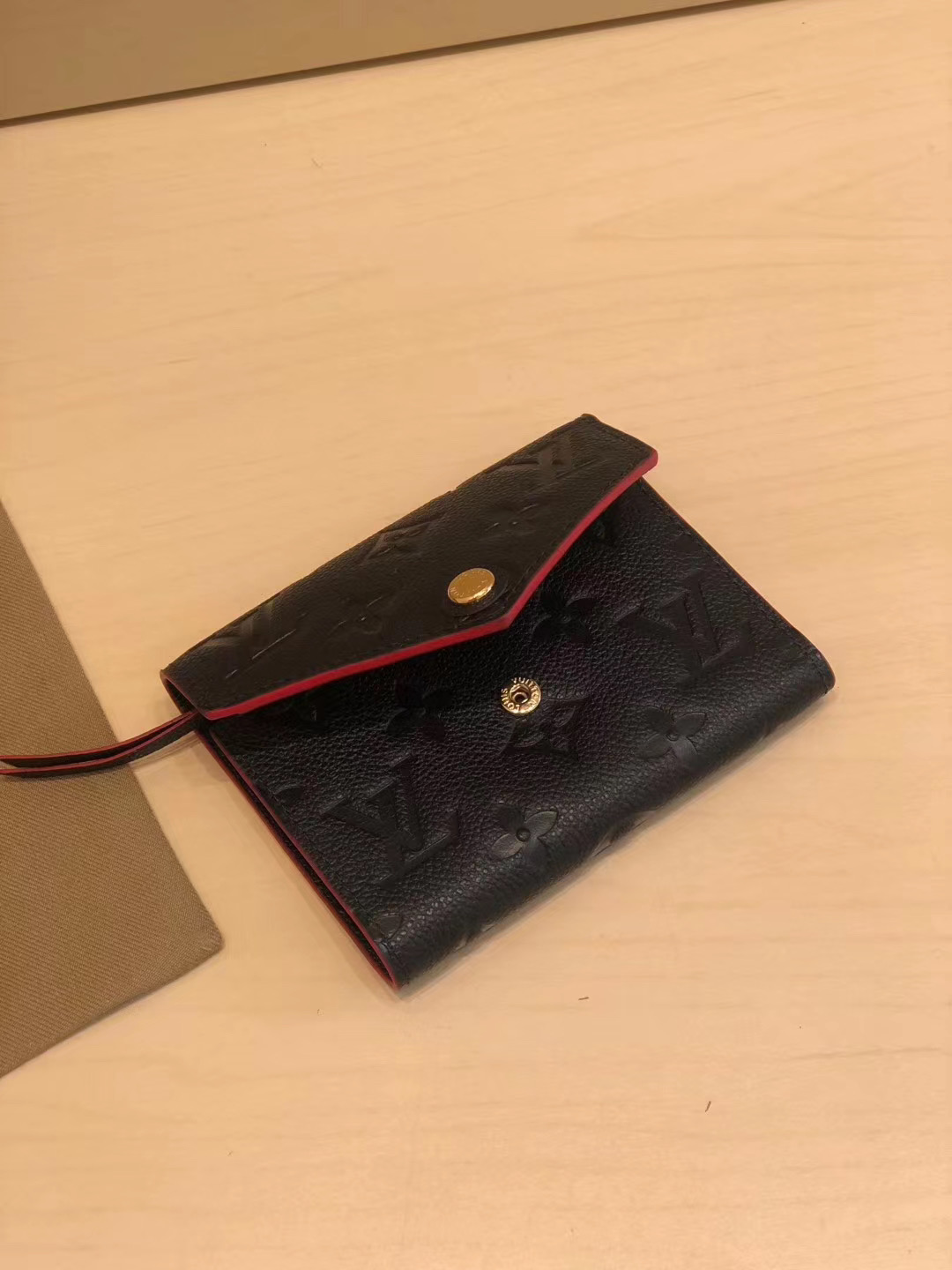 Louis Vuitton Victorine Wallet Empreinte Leather Louis Vuitton Victorine Wallet Empreinte Leather