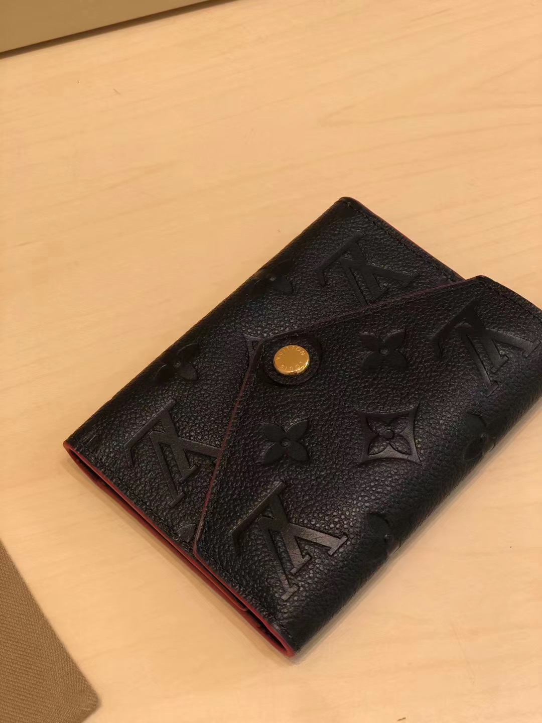 Louis Vuitton Victorine Wallet Empreinte Leather Louis Vuitton Victorine Wallet Empreinte Leather