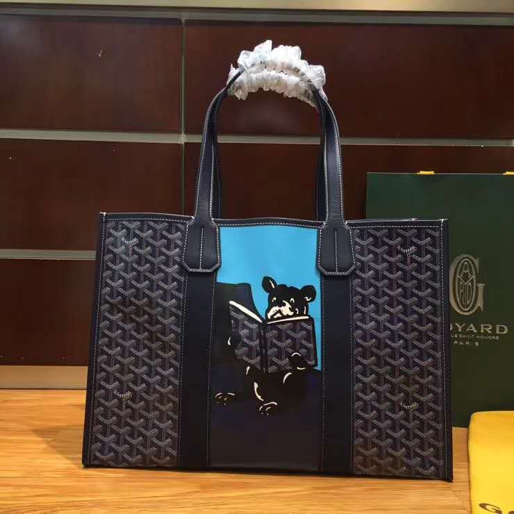 Goyard The Villette Tote Blue