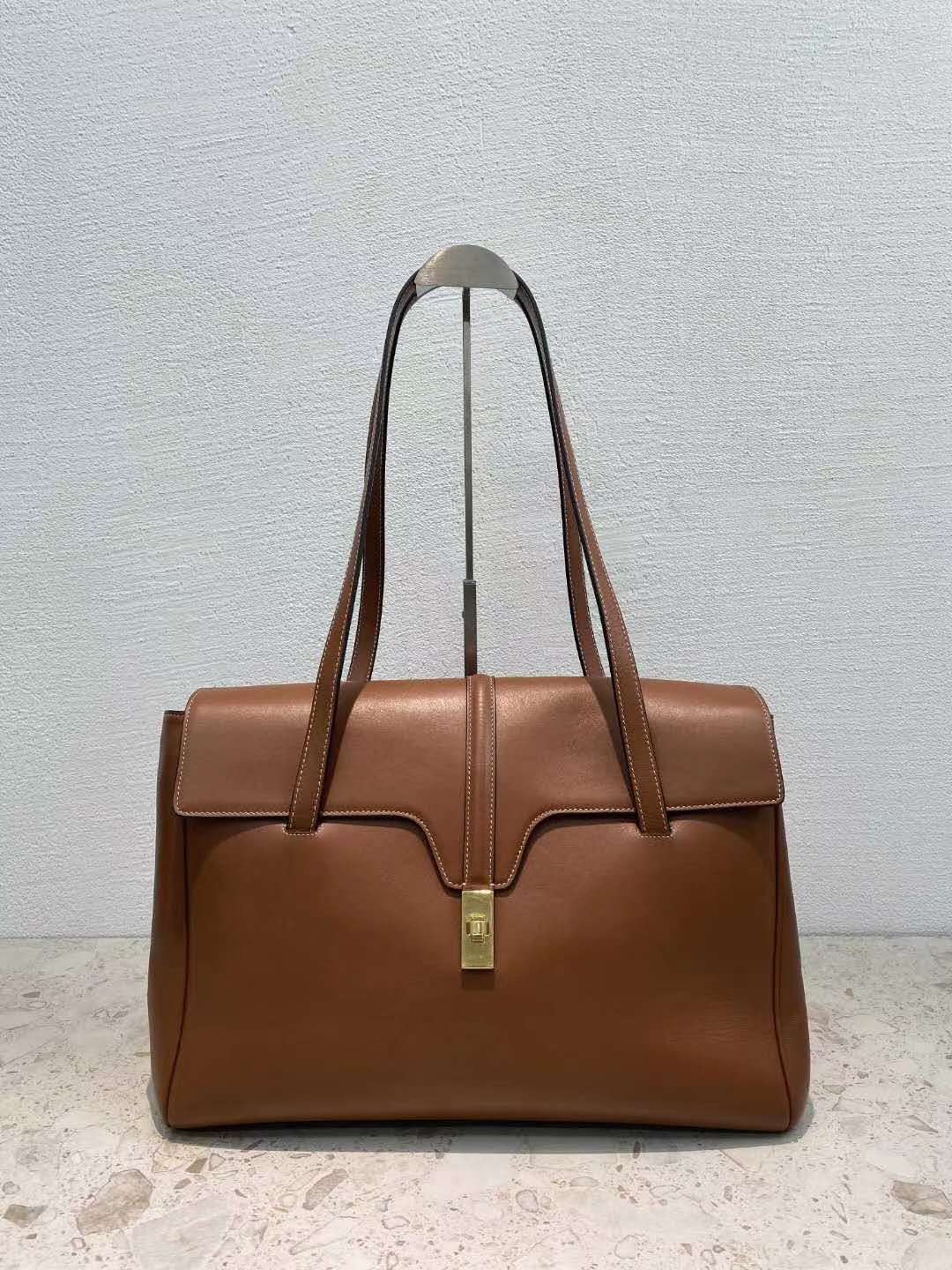 Celine Large Soft 16 Bag In Supple Grained Calfskin
