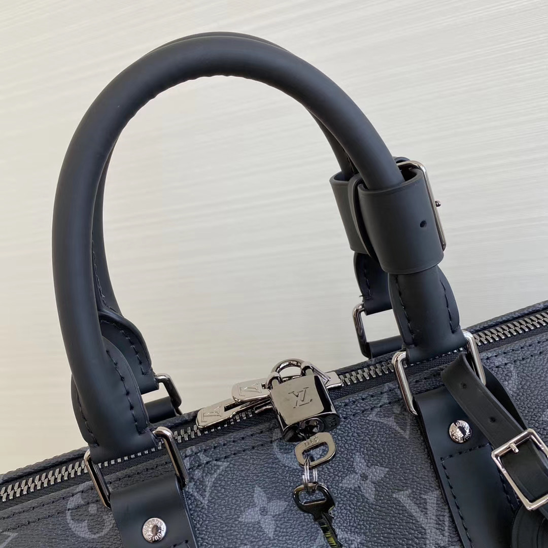 LV Keepall Bandoulière 45 Monogram Eclipse Canvas LV Keepall Bandoulière 45 Monogram Eclipse Canvas