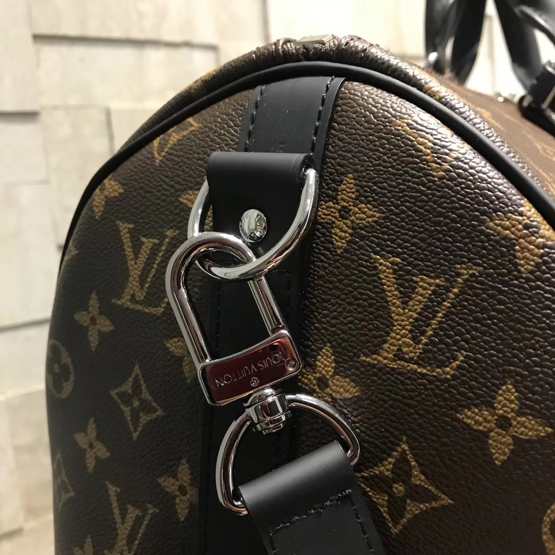 LV Keepall Bandoulière 45 Monogram Macassar Canvas LV Keepall Bandoulière 45 Monogram Macassar Canvas