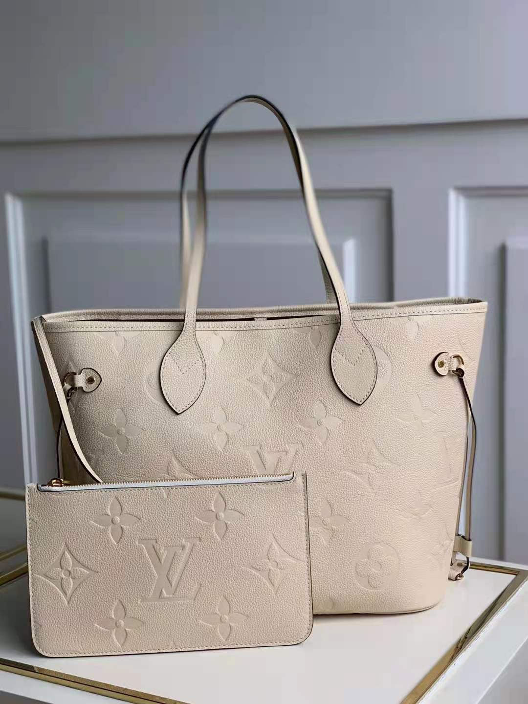 LV Neverfull MM Monogram Empreinte