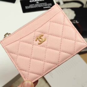Chanel Zip Card Holder