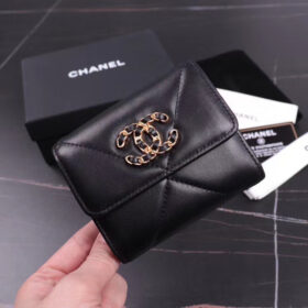 Chanel 19 Small Flap Wallet