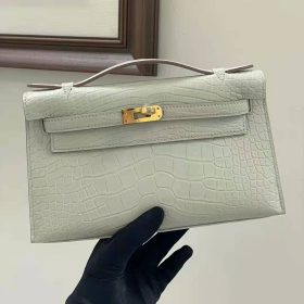 Hermès Kelly Pochette Matte Alligator