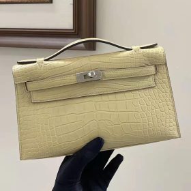 Hermès Kelly Pochette Matte Alligator