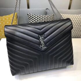 Saint Laurent Loulou Large Black