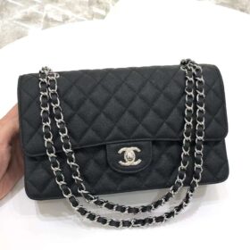 Chanel Classic Double Flap Medium Caviar Black