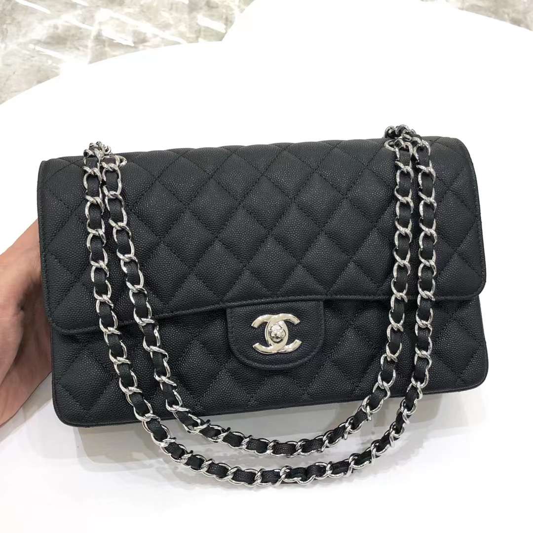 Chanel Classic Double Flap Medium Caviar Black