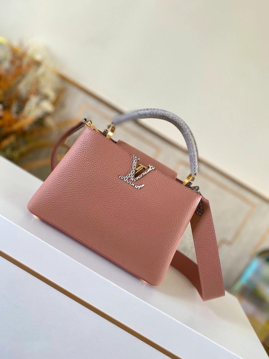LV Capucines BB Python Handle