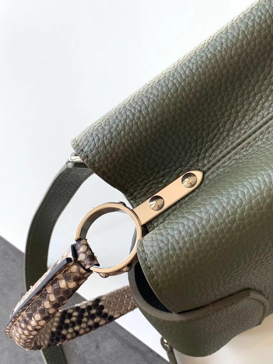 LV Capucines BB Python Handle LV Capucines BB Python Handle
