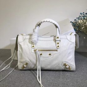 Balenciaga Classic City Small Lambskin White Balenciaga Classic City Small Lambskin White