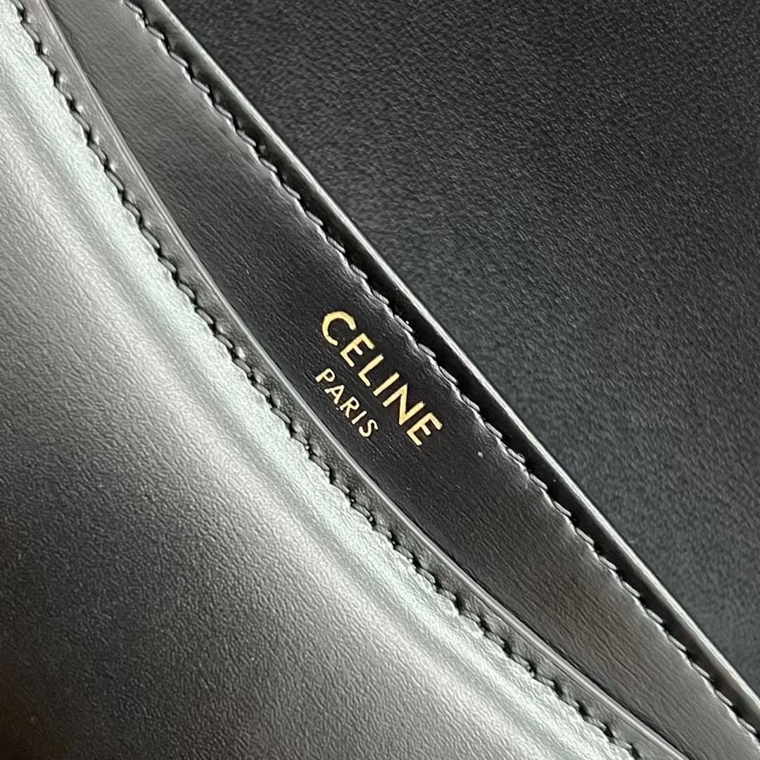 Celine Teen Besace Triomphe in Shiny Calfskin Celine Teen Besace Triomphe in Shiny Calfskin