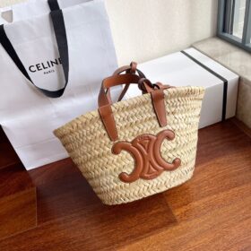 Celine Teen Triomphe in Palm Leaves & Calfskin Celine Teen Triomphe in Palm Leaves & Calfskin