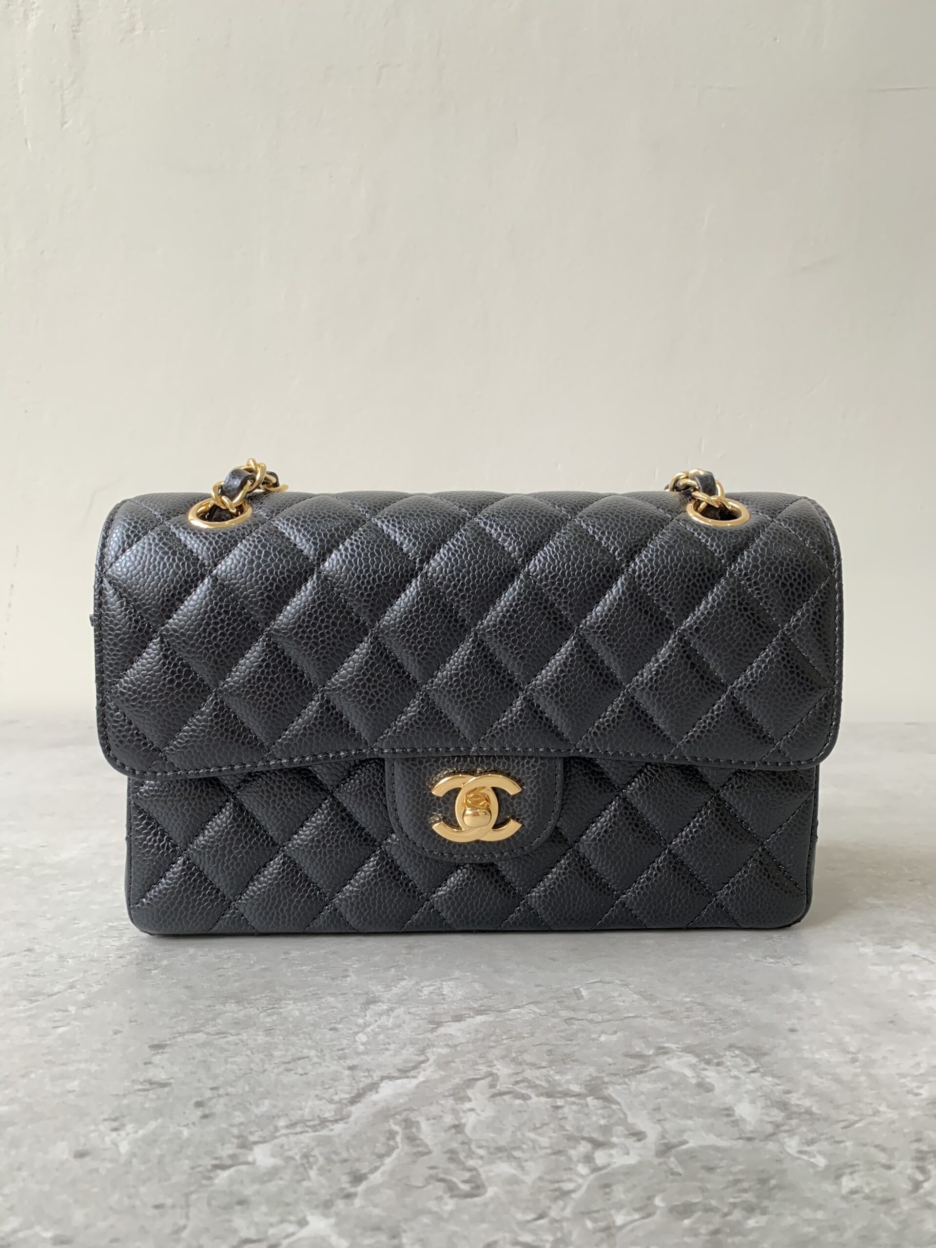 Chanel Classic Double Flap Caviar Small GHW