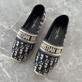 Dior Blue Oblique Espadrille