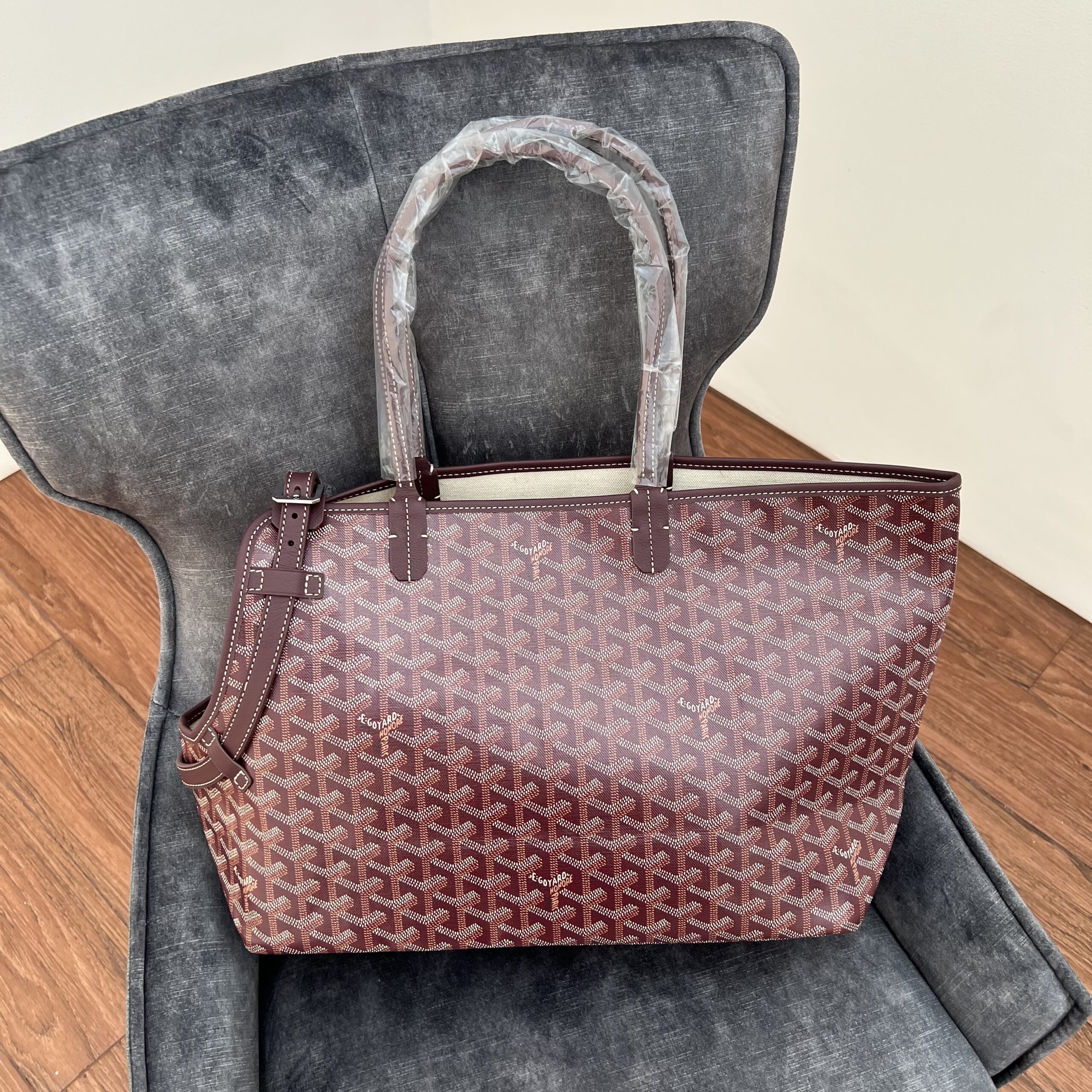 Goyard Chien Gris Pet Carrier Bag