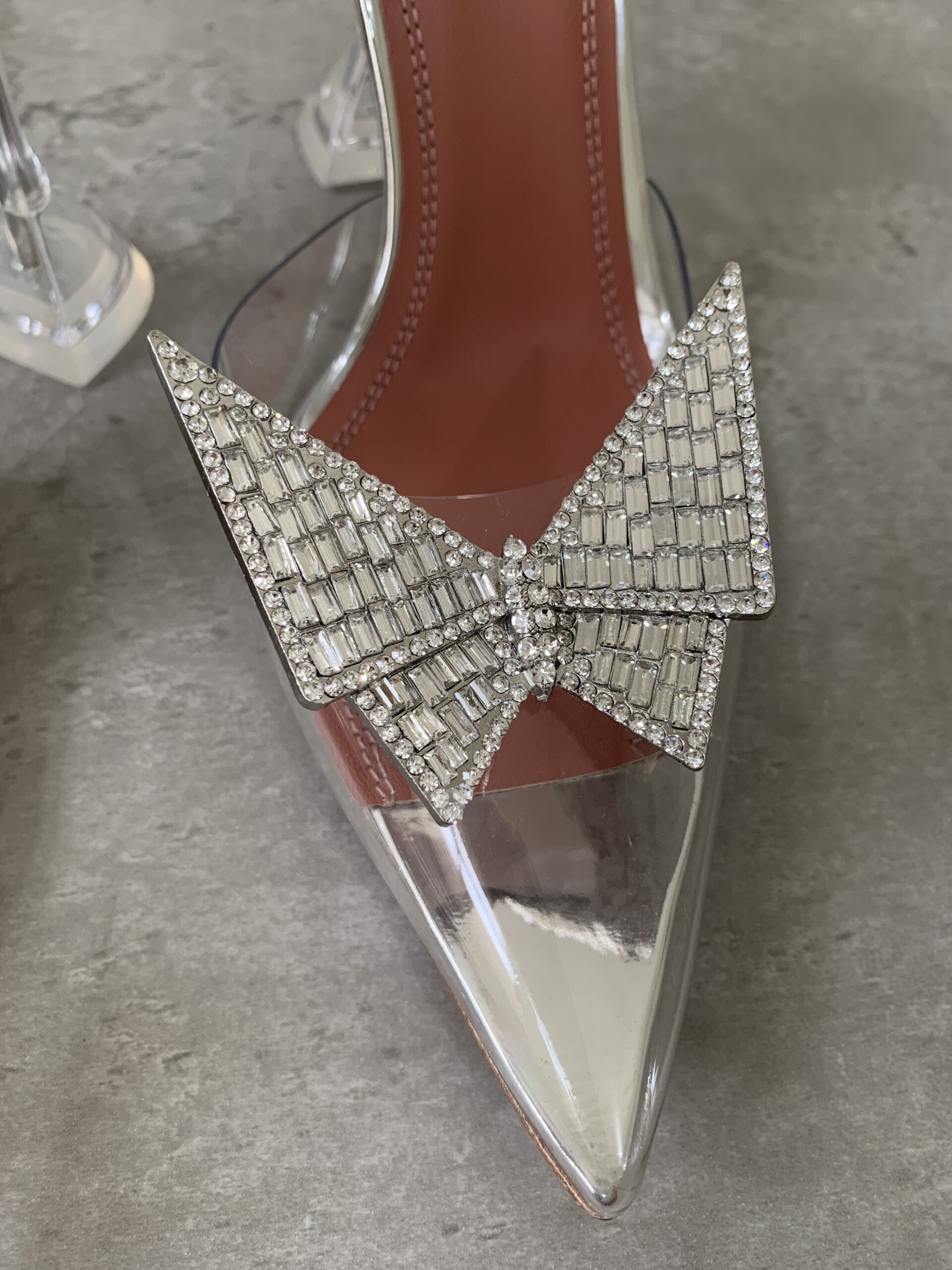 Amina Muaddi Begum Glass Transparent Amina Muaddi Begum Glass Transparent