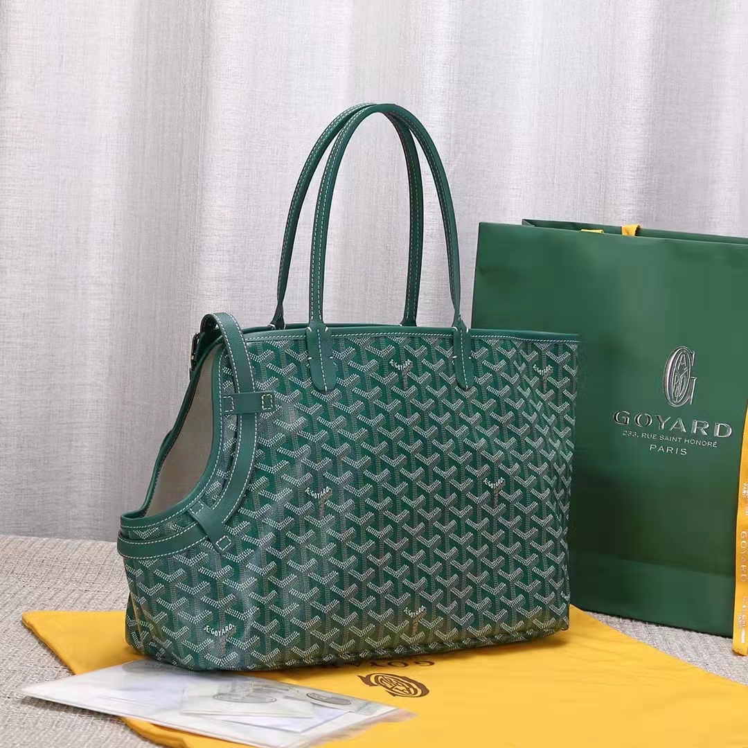 Goyard Chien Gris Pet Carrier Bag